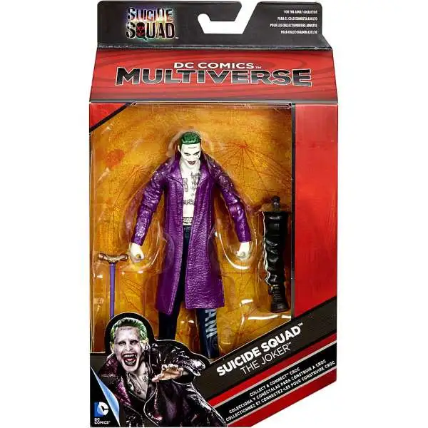 DC Suicide Squad Multiverse Croc Series The Joker Action Figure [Purple Jacket]