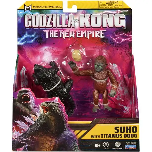 Godzilla x Kong The New Empire Monsterverse Suko with Titanus Doug Action Figure