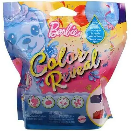 Barbie Color Reveal Party Series Baby Surprise Doll [Present Shaped Case]