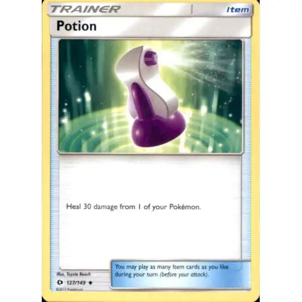 Pokemon Sun & Moon Base Set Uncommon Potion #127