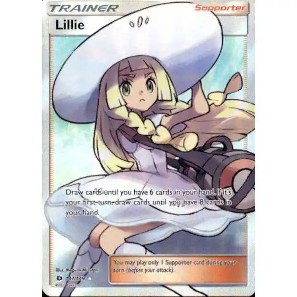 Pokemon Sun & Moon Base Set Ultra Rare Lillie #147 [Lightly Played]