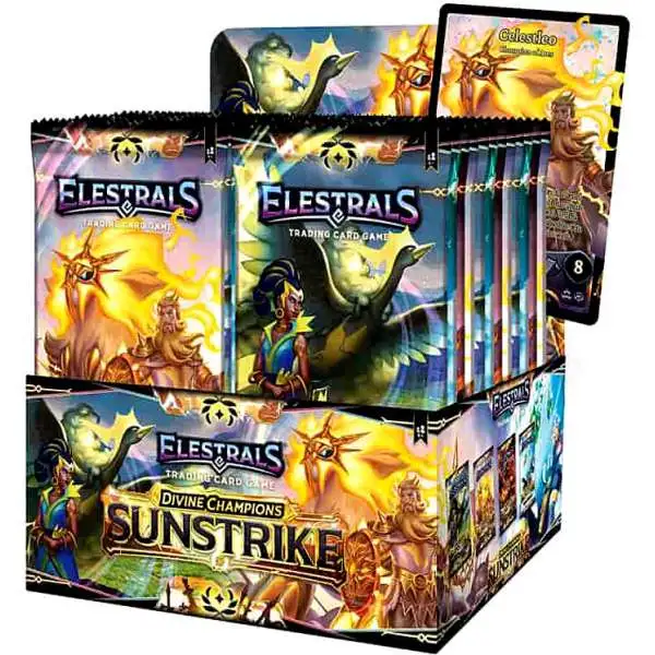 Elestrals Trading Card Game Sunstrike Booster Box [24 Packs]