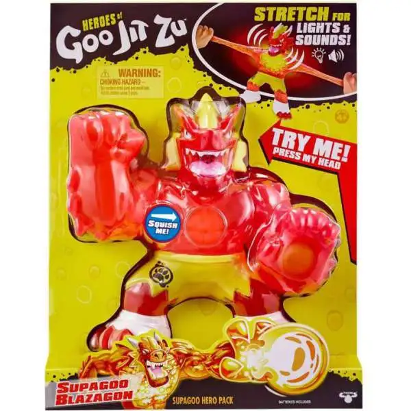 Heroes of Goo Jit Zu SUPAGOO Blazagon GIANT Action Figure