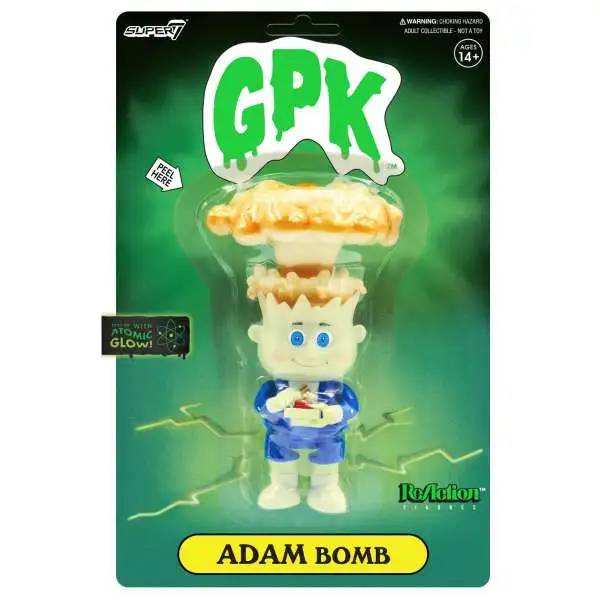 Garbage Pail Kids 3D Figural Bag Clip Series 1 Adam Bomb Keychain 