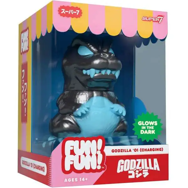 TOHO Fun! Fun! Godzilla 2001 5-Inch Mascot Vinyl Toy [Glow-in-the-Dark]