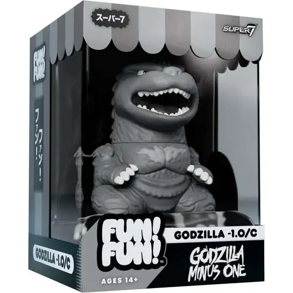TOHO Fun! Fun! Godzilla Minus One 5-Inch Mascot Vinyl Toy [Grayscale] (Pre-Order ships January)