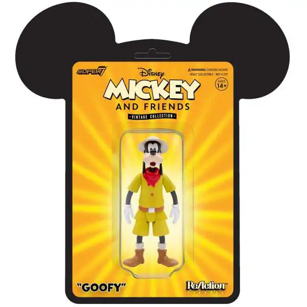 Disney ReAction Vintage Collection Goofy Action Figure [Mickey & Friends, Damaged Package]