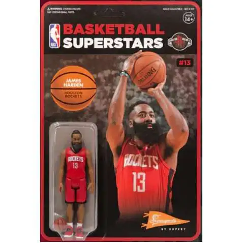 ReAction NBA Houston Rockets James Harden Action Figure