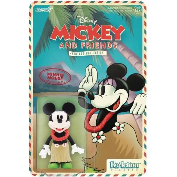Disney ReAction Vintage Collection Minnie Mouse Action Figure [Hawaiian Holiday, Mickey & Friends]