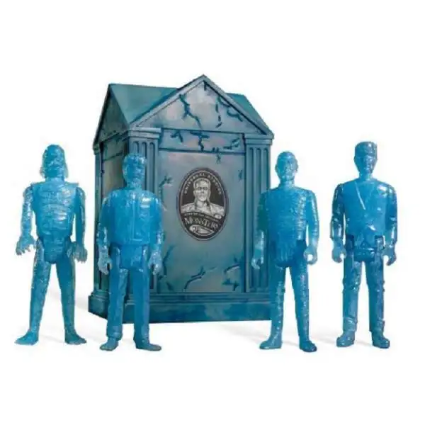 ReAction Universal Monsters Haunted Crypt Action Figures [Spirit Glow Blue]