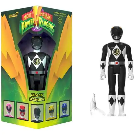 Power Rangers Mighty Morphin Black Ranger Exclusive Action Figure [Triangle Box Package]