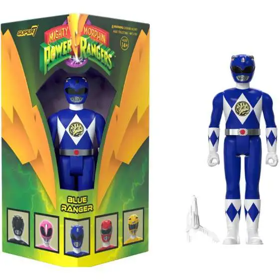 Power Rangers Mighty Morphin Blue Ranger Exclusive Action Figure [Triangle Box Package]