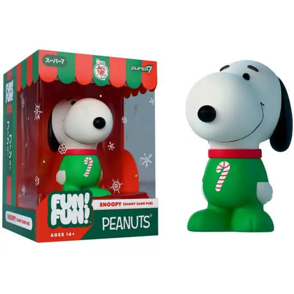 Peanuts Fun! Fun! Christmas Snoopy Action Figure [Candy Cane Holiday PJs]