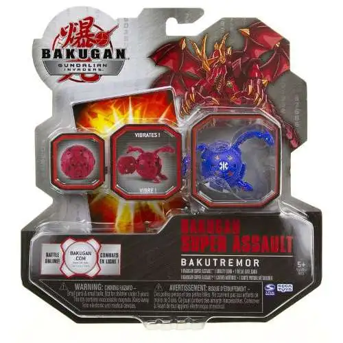 Bakugan Gundalian Invaders Super Assault Aquos BakuTremor [Blue]