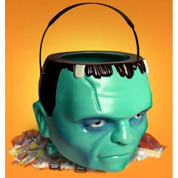 Super Bucket Universal Monsters Frankenstein's Monster 7-Inch Halloween Treat Bucket