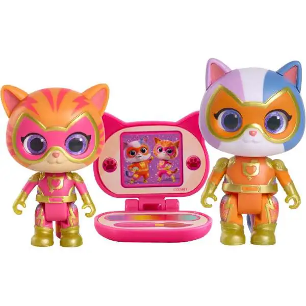 Disney Junior SuperKitties Su-Purr Charged Ginny & Buddy Figure 2-Pack