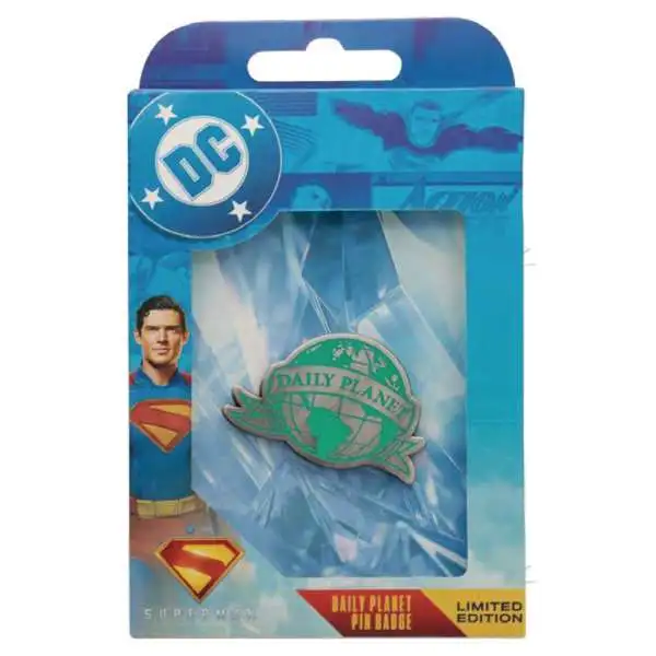 Superman Daily Planet Metal Pin Badge (Pre-Order ships April)