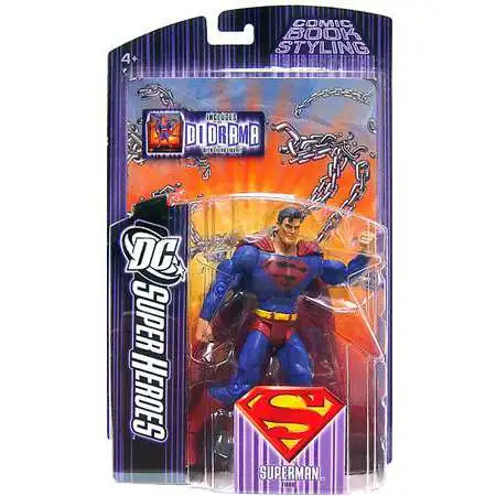 DC Super Heroes Superman Action Figure [Black Symbol Variant]