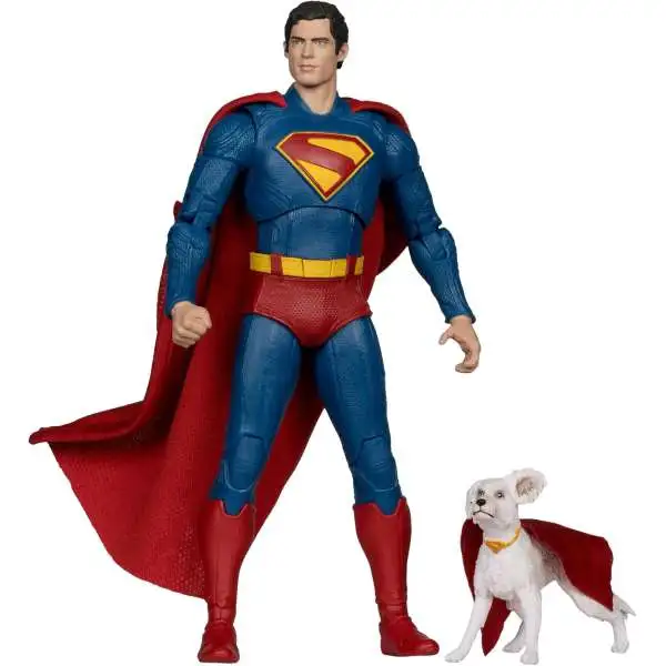 McFarlane Toys DC Multiverse Superman & Krypto Action Figure [Superman Movie, Deluxe Theatrical Edition]