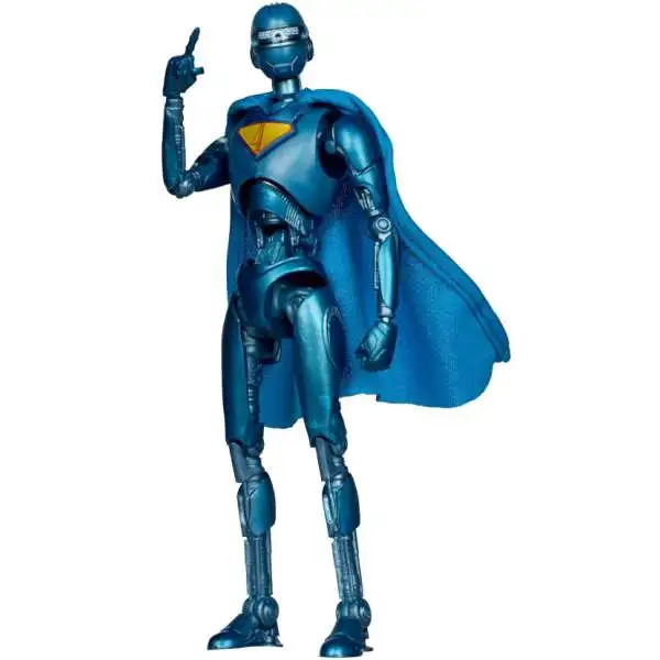 McFarlane Toys DC Multiverse Deluxe Theatrical Edition Superman Robot #4 Action Figure [Superman Movie, Red Platinum Chase Edition, Damaged Package]