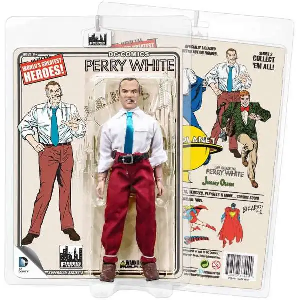 DC Superman World's Greatest Heroes! Series 2 Perry White Action Figure