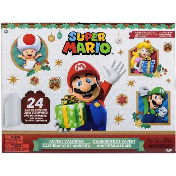 2022 & 2023 Super Mario Exclusive Advent Calendar [Exclusive Santa Mario, Snowman Mario & Luigi ]