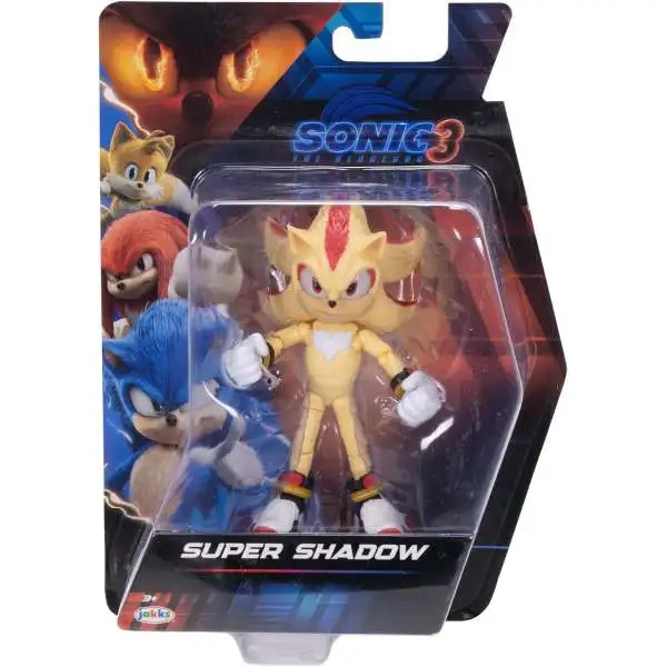 Sonic The Hedgehog 3 Wave 3 Super Shadow Action Figure