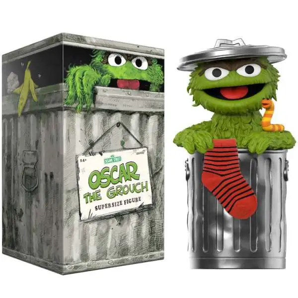 Sesame Street Oscar the Grouch 16 SUPERSIZED Vinyl Toy LIMITED