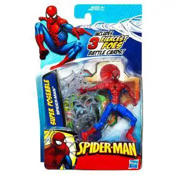 2010 Super Poseable Spider-Man Action Figure [Fiercest Foes Card]