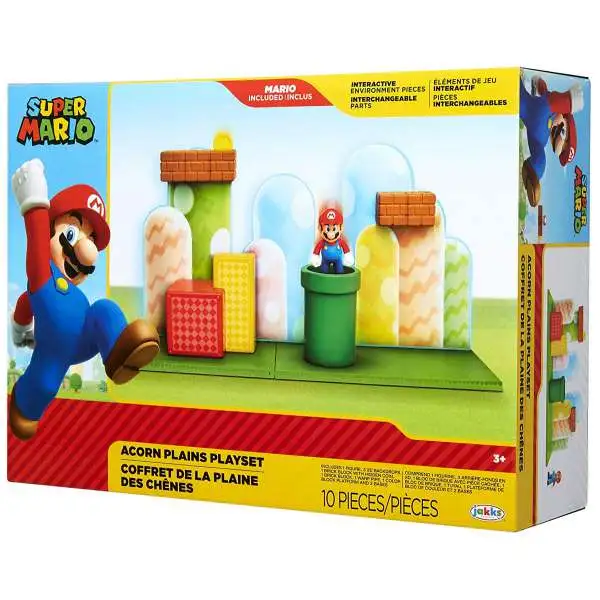 World of Nintendo Super Mario Acorn Plains Playset
