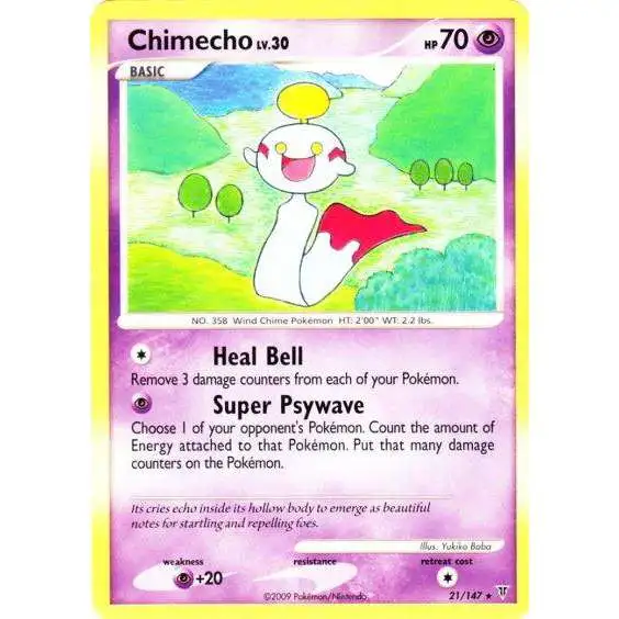 Pokemon Platinum Supreme Victors Rare Chimecho #21