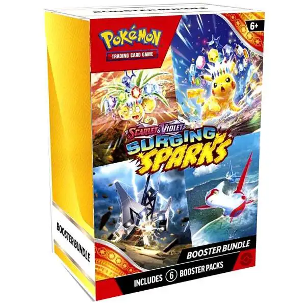 Pokemon Scarlet & Violet Surging Sparks Booster Bundle [6 Packs]