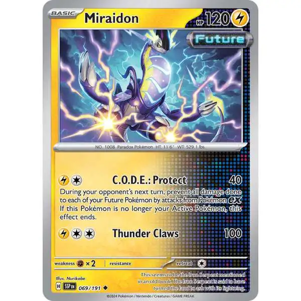 Pokemon Trading Card Game Surging Sparks Uncommon Miraidon #69