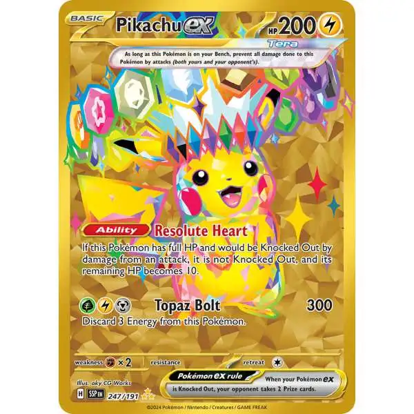 pokemon surging sparks pikachu card - EX SIR #238 Beckett 9.5 Preserved in a tamper Pikachu EX Surging Sparks Extended