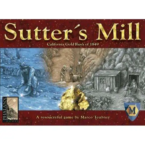 Phalanx Games Sutter's Mill California Gold Rush of 1849 Board Game
