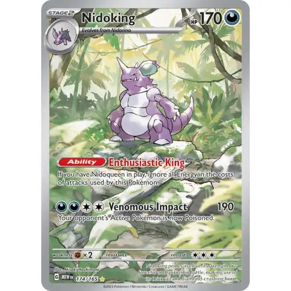 Pokemon Scarlet & Violet 151 Nidoking #174 [Special Edition]