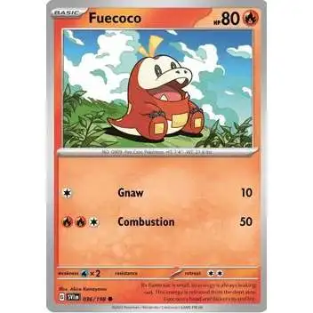 Pokemon Scarlet & Violet Base Set Promo Holo Fuecoco SVI 036