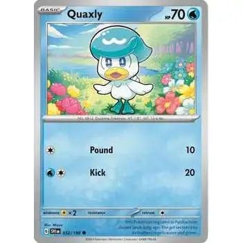 Pokemon Scarlet & Violet Base Set Promo Holo Quaxly SVI 052