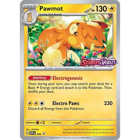 Pokemon Trading Card Game Scarlet & Violet Promo Pawmot SVP006