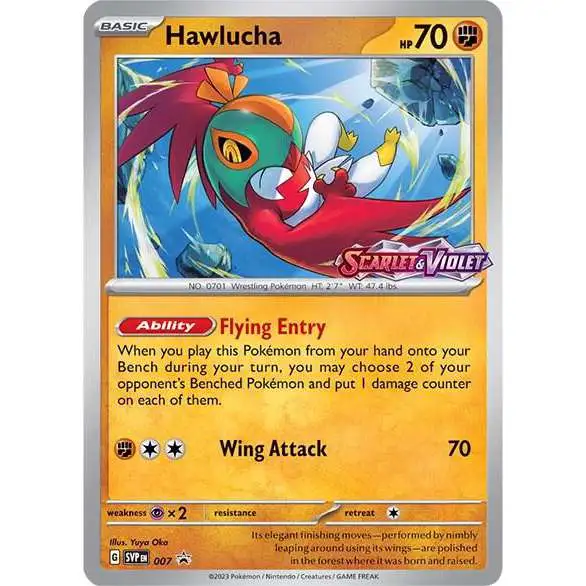 Pokemon Trading Card Game Scarlet & Violet Promo Hawlucha SVP007