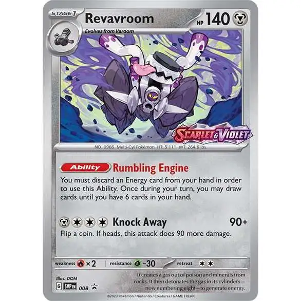 Pokemon Trading Card Game Scarlet & Violet Revavroom SVP008