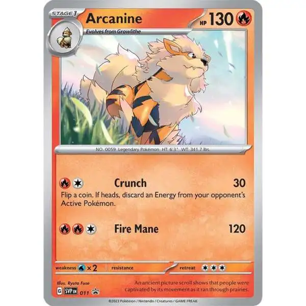 Pokemon Scarlet & Violet Promo Arcanine SVP011