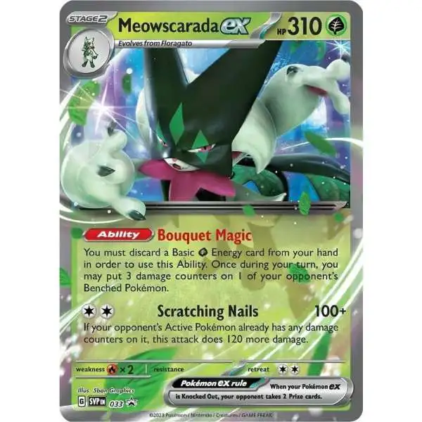 Pokemon Scarlet & Violet Promo Meowscarada ex SVP033