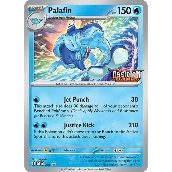 Pokemon Obsidian Flames Palafin Loose Deck SVP036