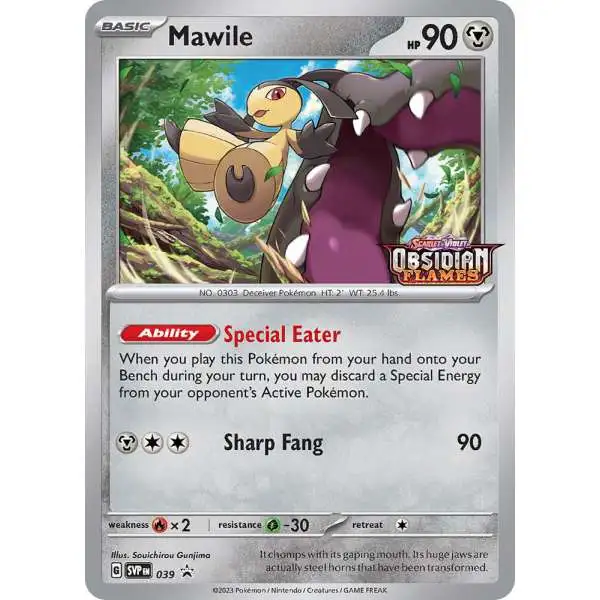 Pokemon Obsidian Flames Mawile SVP039 [Prerelease]