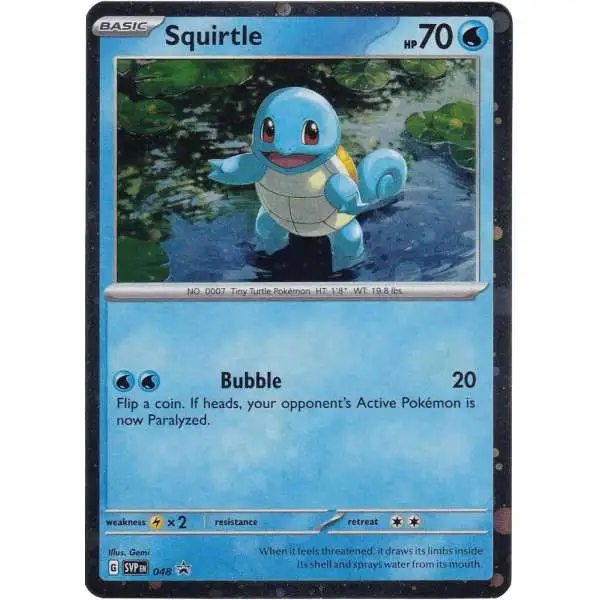Pokemon Scarlet & Violet Promo Squirtle SVP048