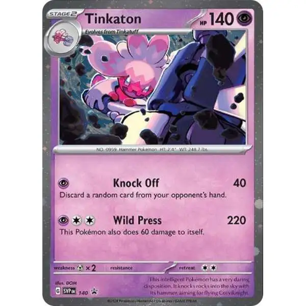 Pokemon Scarlet & Violet Promo Tinkaton SVP140