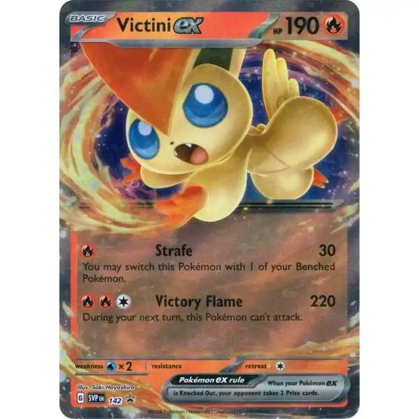 Pokemon Trading Card Game Scarlet & Violet Promos Ultra Rare Victini ex SVP142