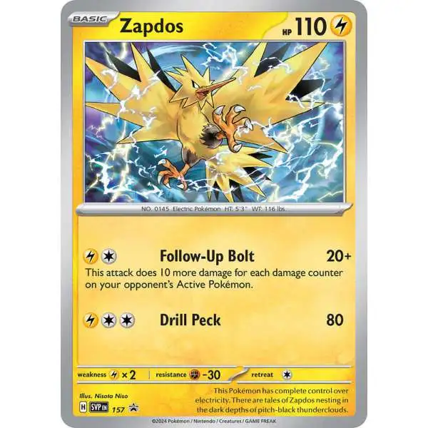 Pokemon Scarlet & Violet Promo Zapdos SVP157
