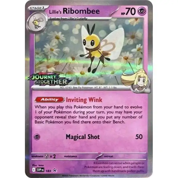 Pokemon Scarlet & Violet Lillie's Ribombee Loose Deck SVP183